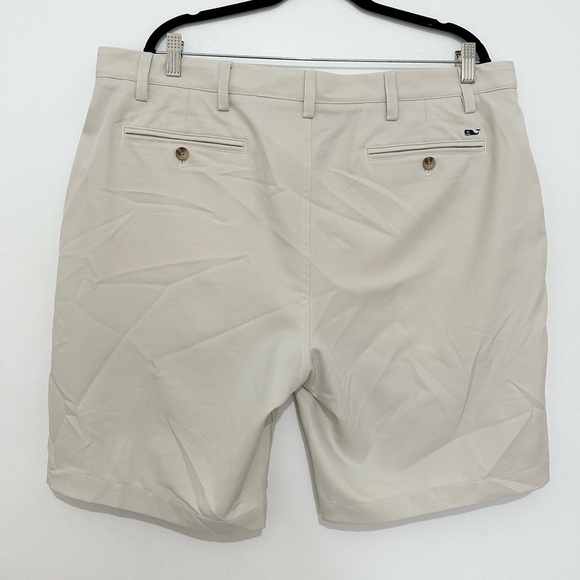 Vineyard Vines Shorts 38 Men Tan Golf Links Bermuda Lounge Cotton Preppy - Picture 2 of 4